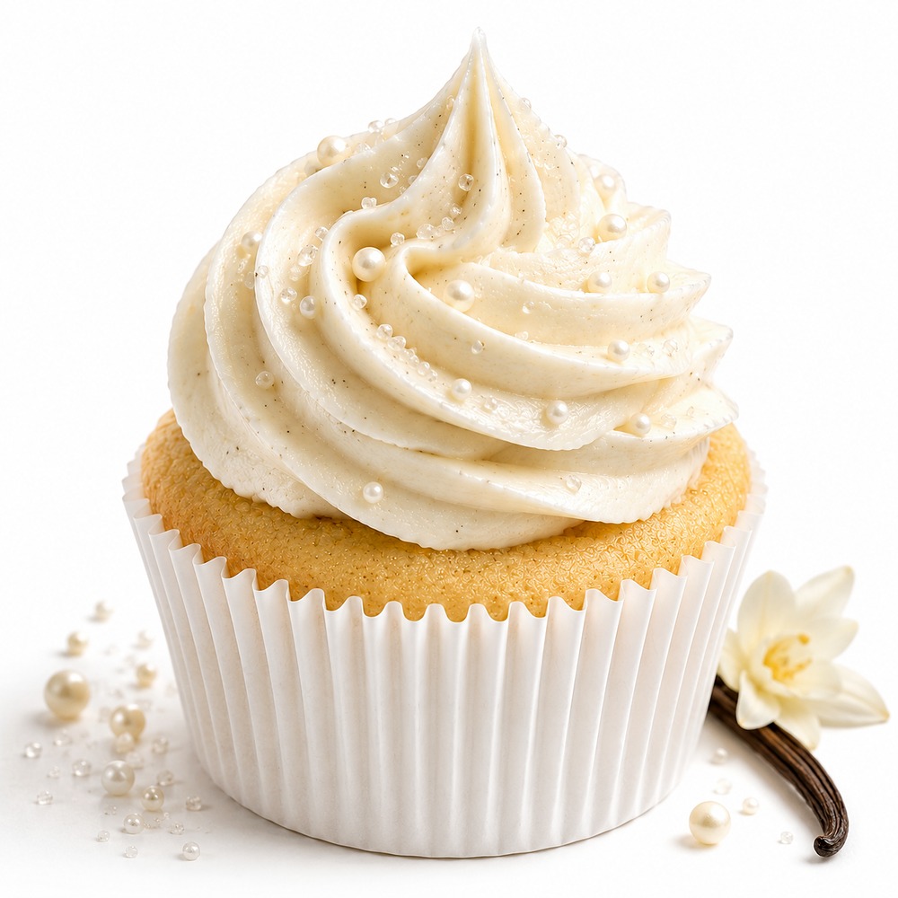 The Classic vanilla bean cupcake