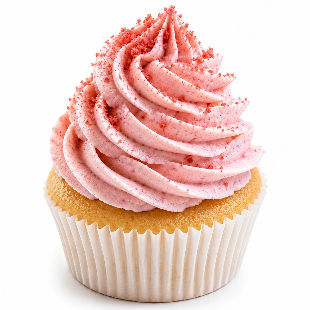 The Dream strawberry shortcake cupcake