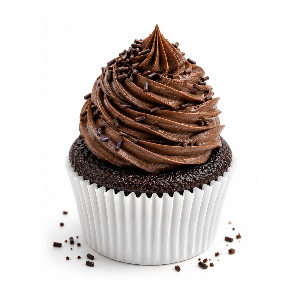 The Midnight chocolate fudge cupcake